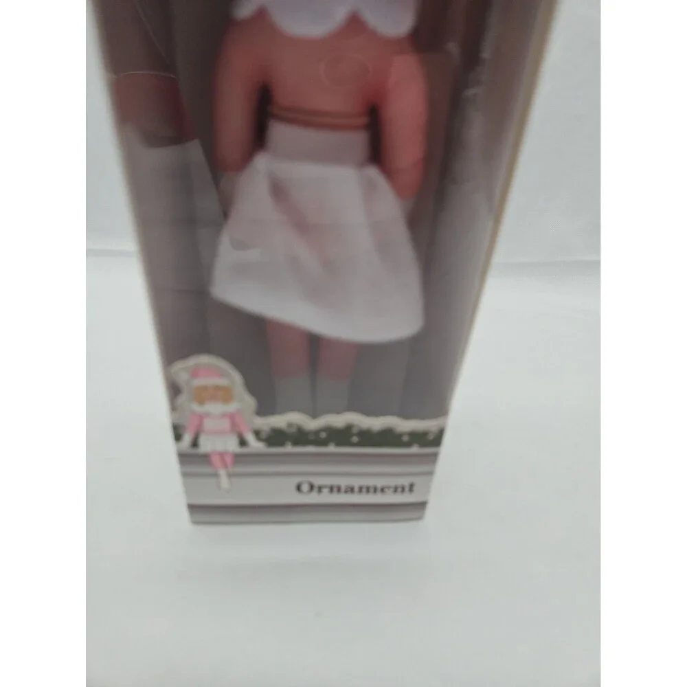7 in Martha Stewart Pink Elf Martha on the Mantle A Holiday Collectible Ornament